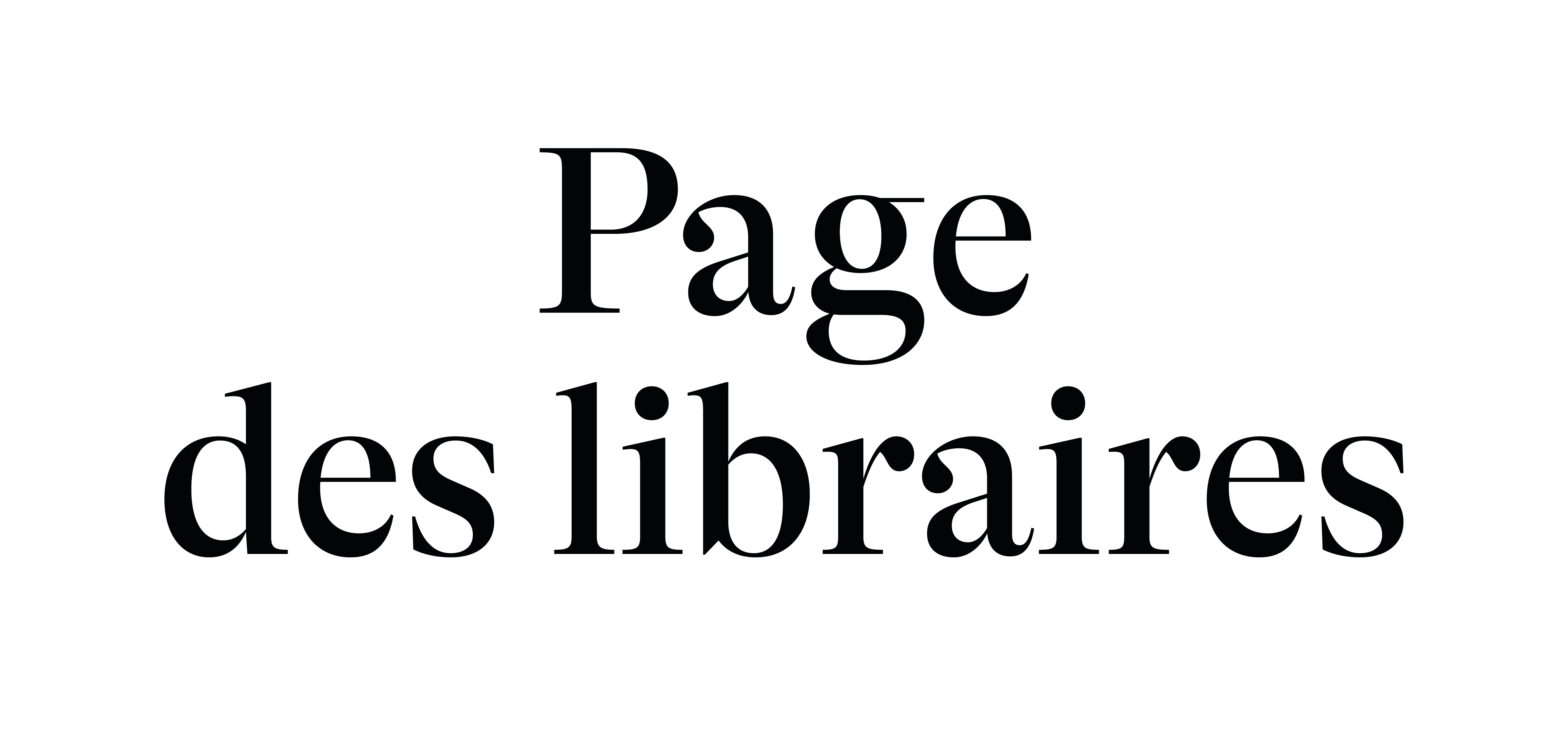 Logo Page des Libraires